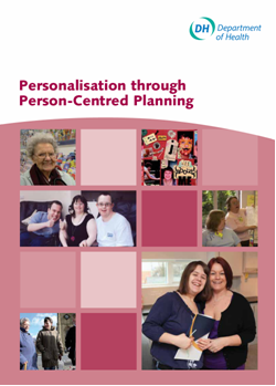 front page of the personalisation through person centred planning guide